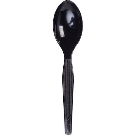 Dixie Teaspoon, Black Hvy/Med Wt 1000PK DXETM517